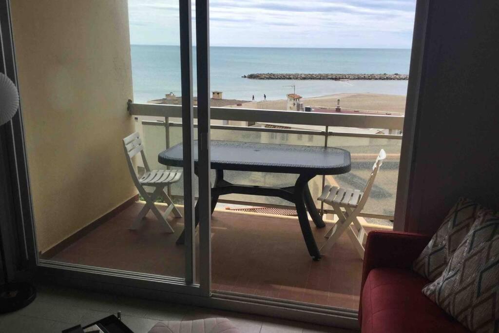 T3 Vue Exceptionnelle Avec Acces Prive A La Plage, Wifi, Clim - Dansnotreappart-Com - Valras-Plage Esterno foto